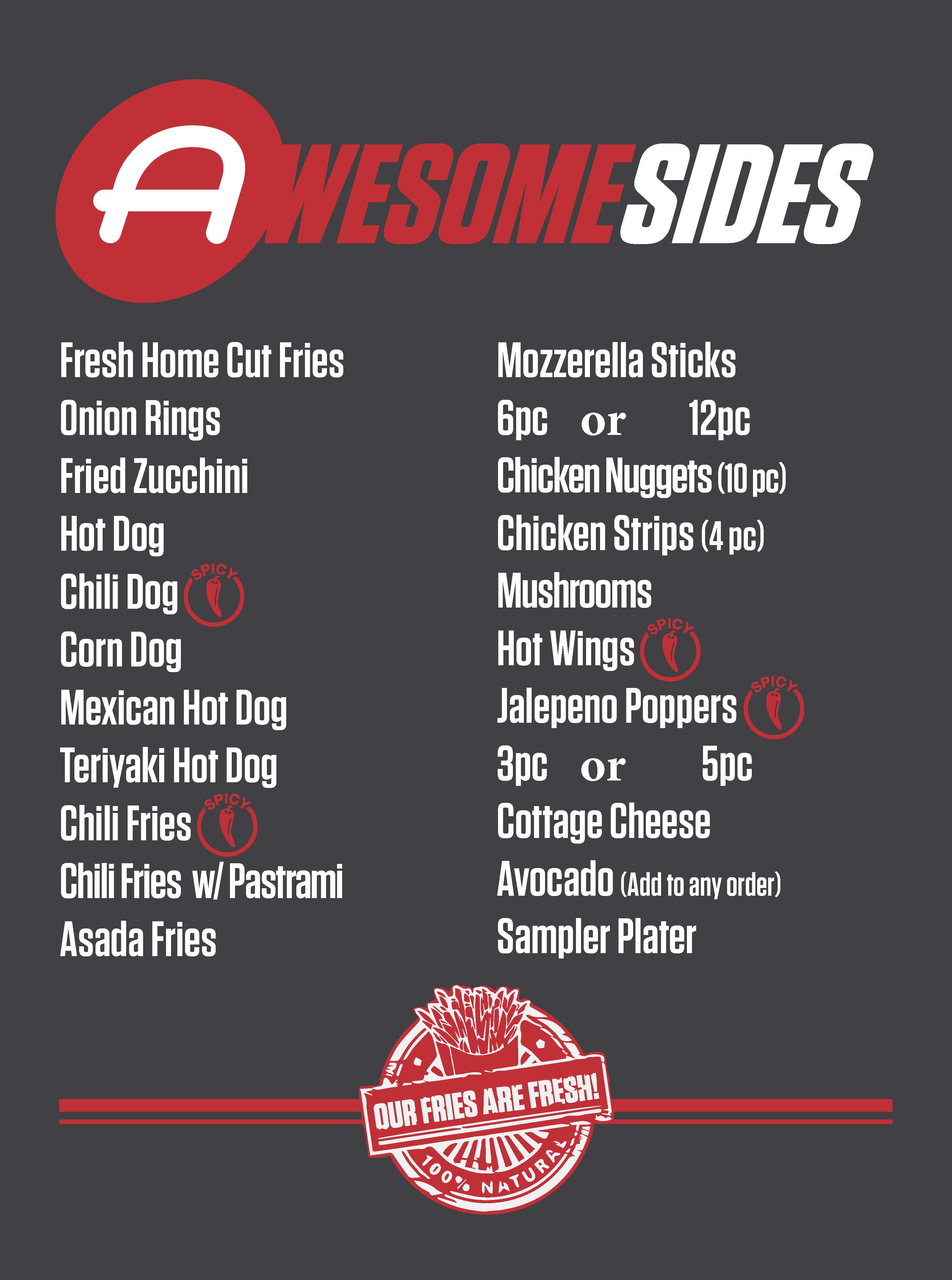 Andy's #4 Menu Andy's #4 Menu