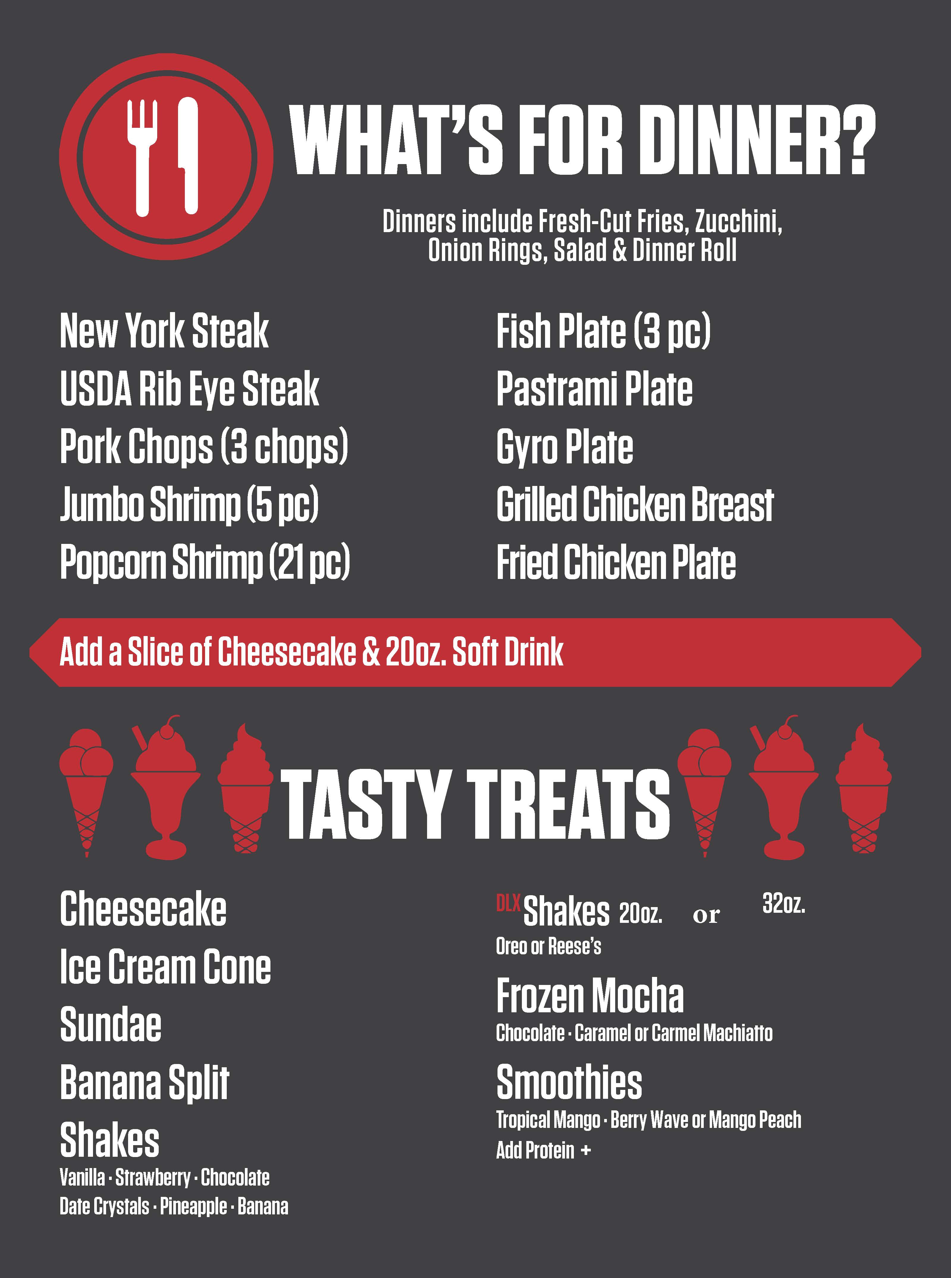 Andy's #4 Menu Andy's #4 Menu